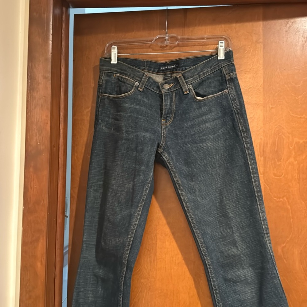 Lovely Vintage Ralph Lauren Cowboy Inspired Boot Leg